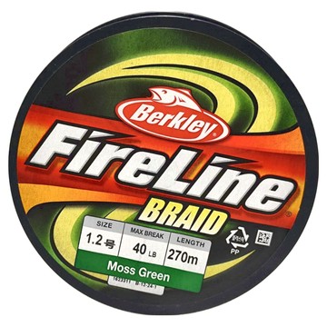 Berkley 貝克力 PE線 270m  1.2號  MOSS GREEN  1捲