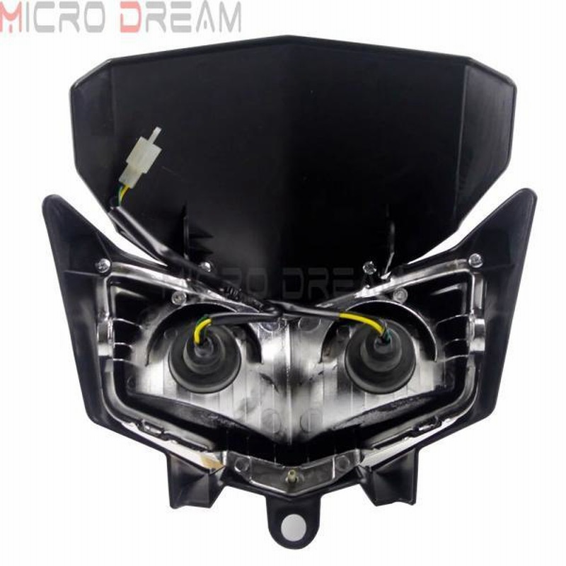 バイク オフロードツインデュアルヘッドライトカワサキ klx 250