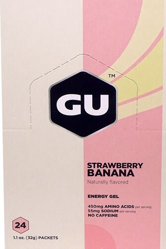 GU Energy Labs Energy Gel Strawberry Banana 24 Packets