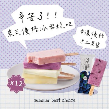 【Zhijue 知覺優格】12入優格冰雪糕