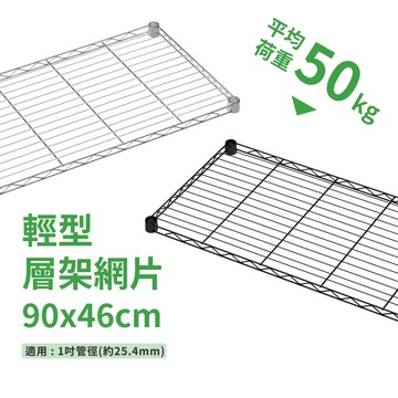 鐵架配件~層架專用輕型網片-90x46(電鍍色/黑色)-耐重50kg》鐵網/鐵片/收納/波浪架/置物架/鍍鉻架/鐵力士架