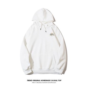 soinku春秋男生高級休閑連帽衛衣