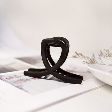 G&G磨砂線型抓夾（中）-黑色（8cm）