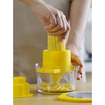 喜詩 玉米脫粒器 磨姜器多用工具 創意家用刨刀剝玉米廚房小工具