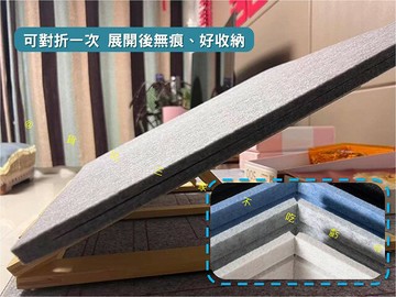 多功能可折疊毛氈板 防滑傾斜 毛氈板拼圖墊板 防滑板墊 留言板 毛氈牆貼 免打孔 聚酯纖維 壁貼 ins裝飾