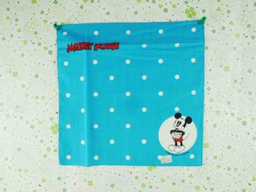 【震撼精品百貨】Micky Mouse_米奇/米妮 ~手帕-藍點