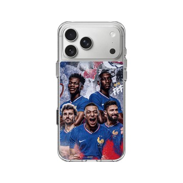 iPhone 17 Pro Max Clear Case（相機按鈕） 透明 - FFF - France National team