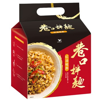 統一 巷口拌麵 紅油椒麻 每份105公克  4包