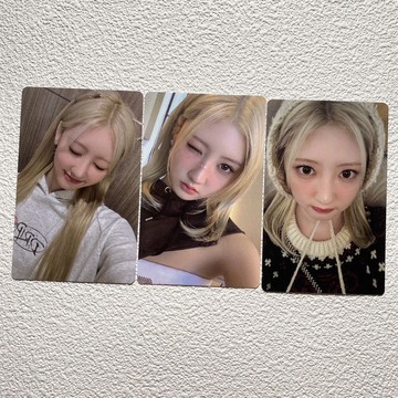 ⭐正版代購⭐BABYMONSTER寶怪 首爾世巡展會abc藍 申廈藍Rami小卡 小貓耳朵藍 毛線帽藍 wink金短髮藍