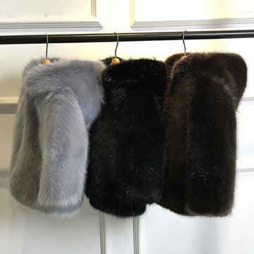 新款冬季兒童皮草外套女童男童水貂毛大衣洋氣棉襖加厚棉衣毛毛衣