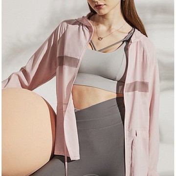 強強滾p-【時尚瑜伽 / 運動】專銷歐美市場 跑步運動騎車連帽拉繩外套 女款