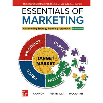 華泰-建宏 Essentials of Marketing (18版) 9781266124983 原文書 為出版社管制用書 請提供授課學校.科系.老師 出版社才會供書 <建宏書局>