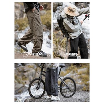 吉普休閑褲秋季男士褲子男褲寬松青少年運動褲新款長褲男生工裝褲