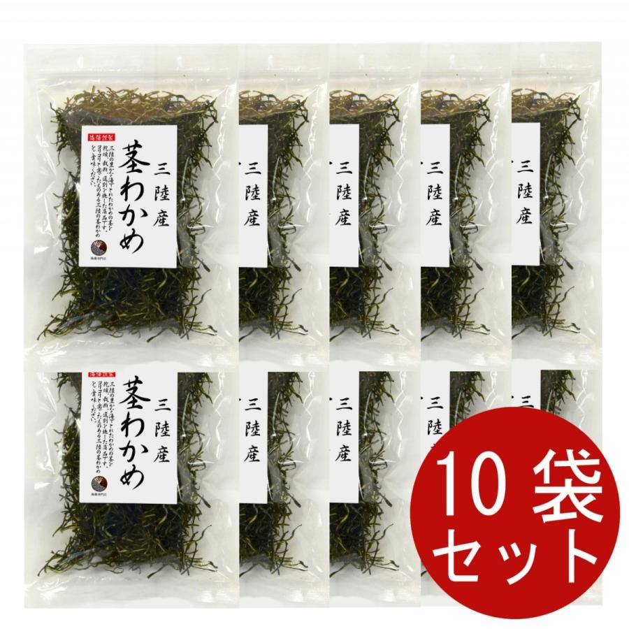 わかめ 茎わかめ 100ｇ×10袋 三陸産 国産 乾燥