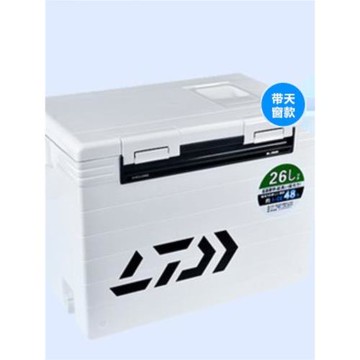 海釣磯釣26升帶天窗背帶釣箱加厚5倍保冷暖養蝦冰箱冷藏魚箱漁具