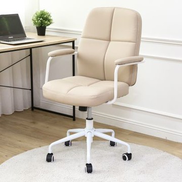 澄境 雲朵Q彈坐墊皮革電腦椅-辦公椅/書桌椅/升降椅/休閒椅/化妝椅/主管椅-DIY