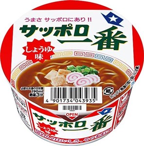 サッポロ一番 しょうゆ味 ミニどんぶり 42G×12個