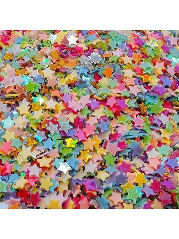 散鉆服裝亮片服飾奇幻珠片DIY愛心五角星流沙裝飾材料超閃美甲