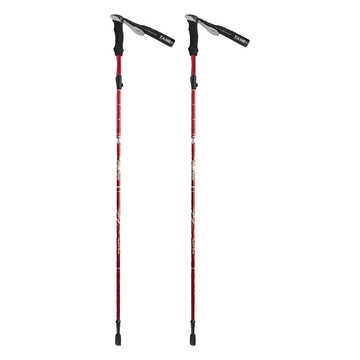 tanerdd 鋁合金登山杖  110~130cm  紅色  2支