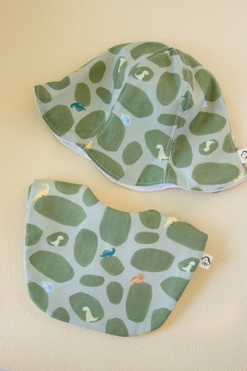 恐龍寶寶 彌月禮盒組 口水巾 新生兒禮物