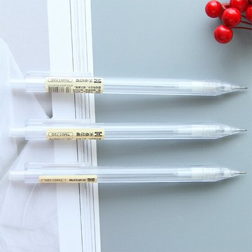 透明0.5mm自動鉛筆 學生 辦公 公司 文具用品 生字 書寫 磨砂 活動鉛筆 ♚MY COLOR♚【F074】