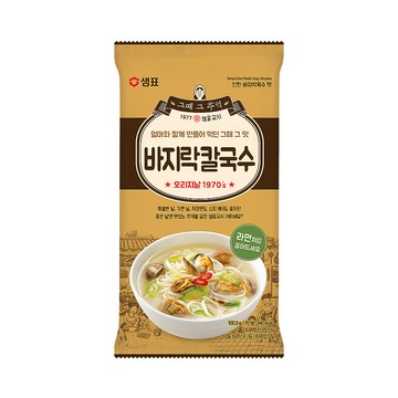 韓味不二膳府-蛤蜊湯刀切麵100.3g