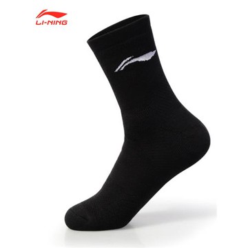 李寧贊助襪CBA襪李寧運動籃球襪中筒透氣彈性襪子羽毛球訓練襪