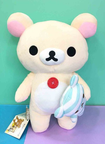 【震撼精品百貨】Rilakkuma San-X 拉拉熊懶懶熊 絨毛娃娃 妹妹拿熊#23356 震撼日式精品百貨
