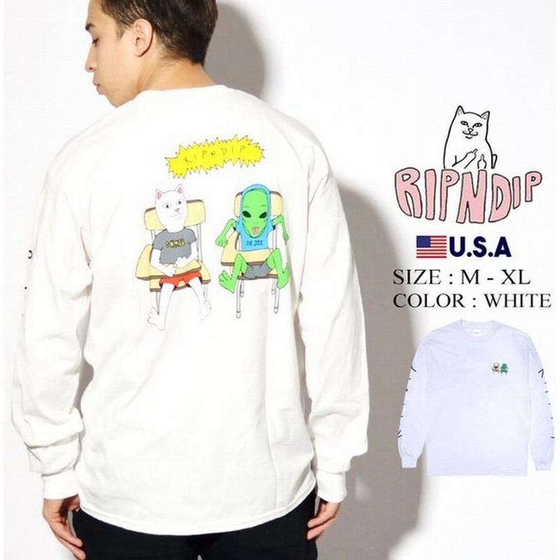 Ripndip リップンディップ Tシャツ メンズ レディース ブランド 長袖 ロンt Butts Up Long Sleeve Rnd4550 通販 Lineポイント最大get Lineショッピング