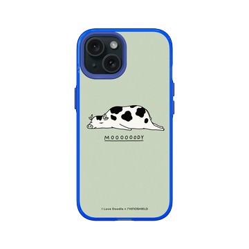 iPhone 15 Clear 激光藍 - ilovedoodle (Lim Heng Swee) - Mooooody 乳牛