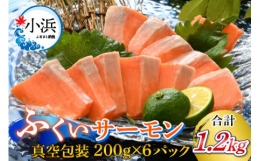 国産 ふくいサーモン 200g×6パック 計1.2kg