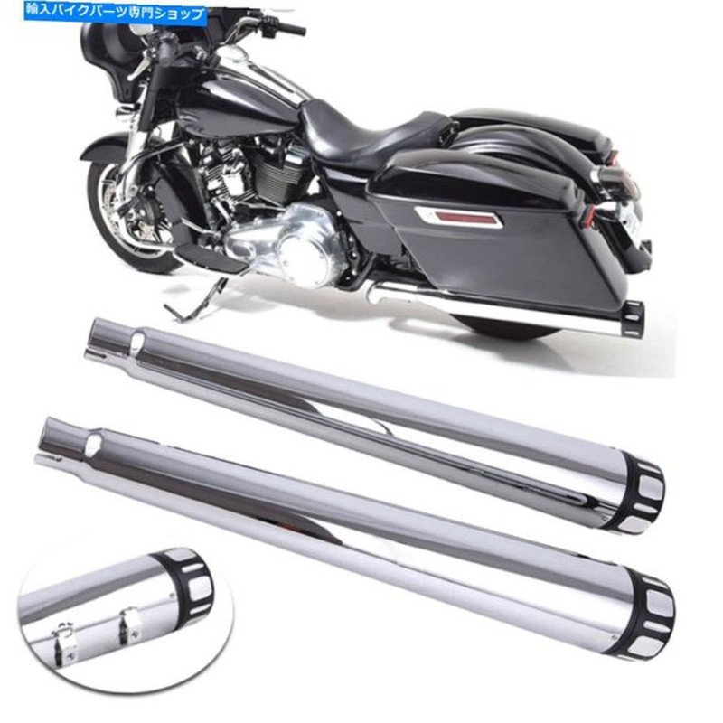 クロームパーツ ハーレーツーリングバッガーメガホンスリップマフラー排気パイプ1995-2016 DNA FOR HARLEY TOURING  BAGGER MEGAPHONE SLIP ON MUFFLER 通販 LINEポイント最大0.5%GET | LINEショッピング