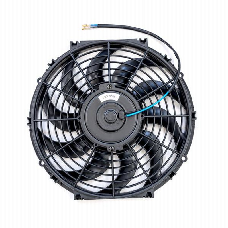 値引値引新品 9インチ ラジエーター薄型 電動ファン 外径25cm 汎用 プル式 吸い込みタイプ アメ車 エンジン、過給器、冷却、燃料系パーツ 