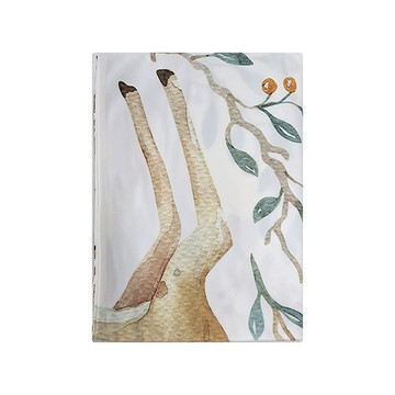 日式長門簾  88 x 150cm  甜蜜小鹿 白色