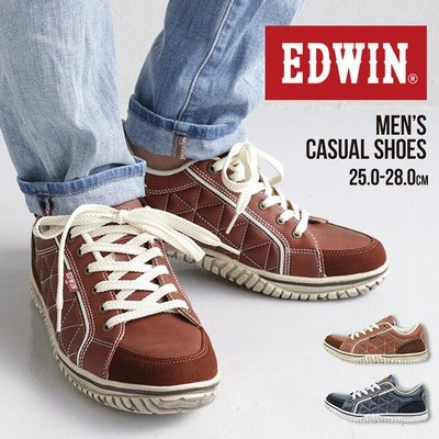 エドウィン Edwin スニーカー メンズ ローカット おしゃれ 履きやすい 歩きやすい メンズスニーカー 紳士靴 通勤 シューズ メンズ 軽い 通販 Lineポイント最大get Lineショッピング