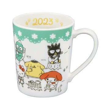 特價 日本製 三麗鷗2023年紀念版 陶瓷馬克杯 KITTY 美樂蒂 布丁狗 大耳狗 酷企鵝 大眼蛙