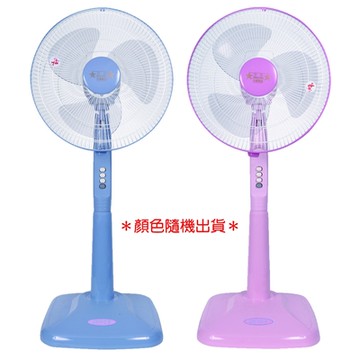 雙星 14吋 3段速機械式電風扇(顏色隨機) TS-1490