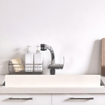 PureCell 優質寬矽膠水槽擋水板 75*9cm  象牙白  1個