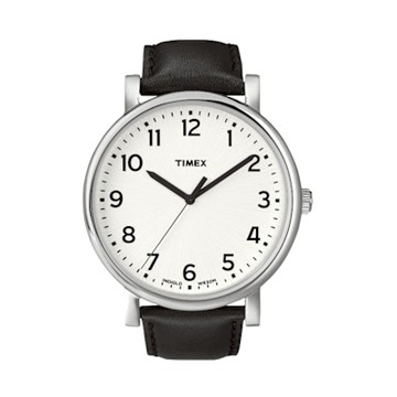 TIMEX 復刻系列經典工藝時尚腕錶-白-T2N338-43mm
