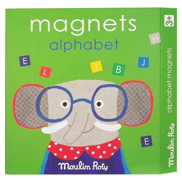 Moulin Roty 磁鐵書遊戲  alphabet magnets  1組  168 letters magnétiques