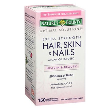 Natures Bounty Hair Skin and Nails 150 Liquid Softgels by Natures Bounty