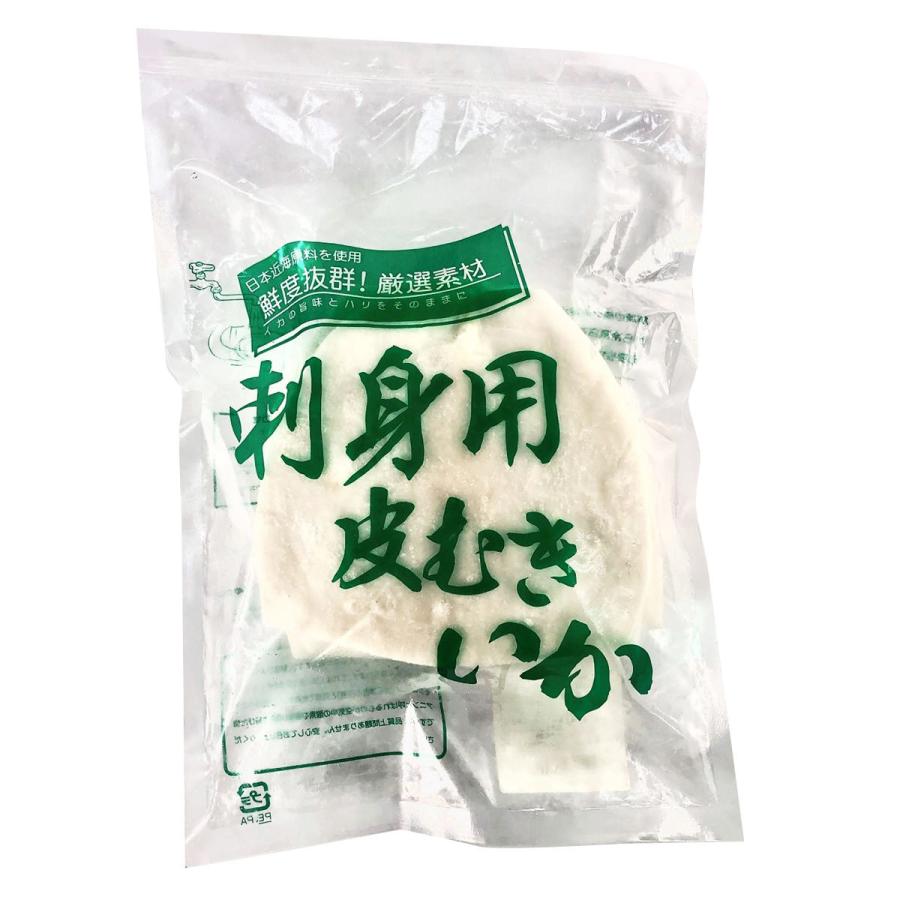 真いか皮むき プロ仕様 1kg イカ 冷凍 刺身用 生食用 日本近海 魚介 真いか 使いやすい 国産 新潟