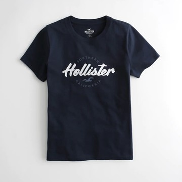 Hollister HCO  短袖 T恤 藍色 2356