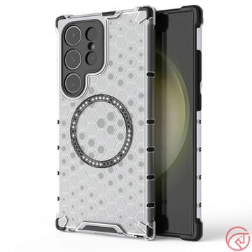 蜂巢散熱 軍規防摔磁吸 適用新款三星S24 25 26 ULTRA S23 A35 A55蜂巢磁吸手機殼三星