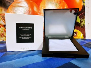 植村秀 無極限幻光蜜粉餅 11g 色號#冰透藍 百貨公司專櫃正貨盒裝 2027.07