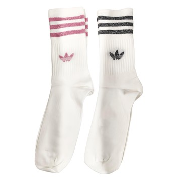 adidas 愛迪達 GLT CREW SCK 襪子 HK0301 2雙  粉色 + 黑色  L