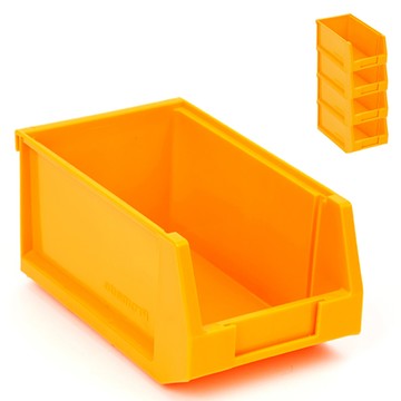 Promade 多用途零件盒 黃色  340 x 210 x 155 mm  5個