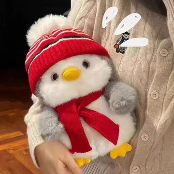 正版企鵝公仔玩偶毛絨玩具可愛布娃娃兒童女孩生日禮物聖誕禮物