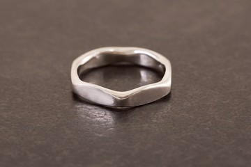 六角 純銀戒指 Hexagon Ring