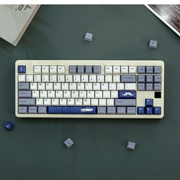 Gmk 紳士鍵帽,129 鍵 PBT 鍵帽 Cherry Profile DYE-SUB 個性化 GMK 機械鍵盤鍵帽